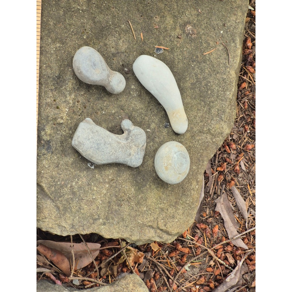 Fox Island WA Natural Fairy Goddess Stones | Set of 4 Wave‑Crafted PNW Talismans - Picture 13 of 14